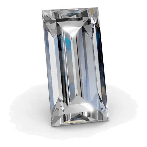 Baguette lab-grown diamond
