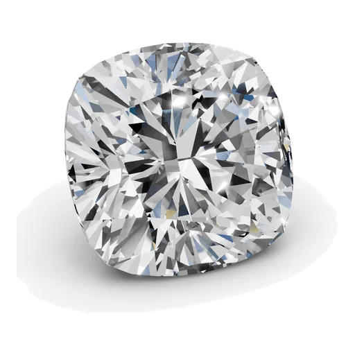 Cushion lab-grown diamond