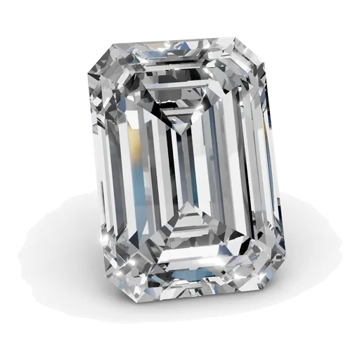 Emerald lab-grown diamond