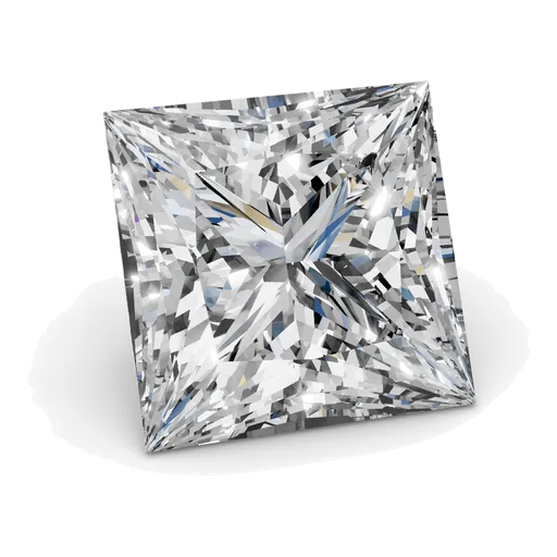 Princess lab-grown diamond